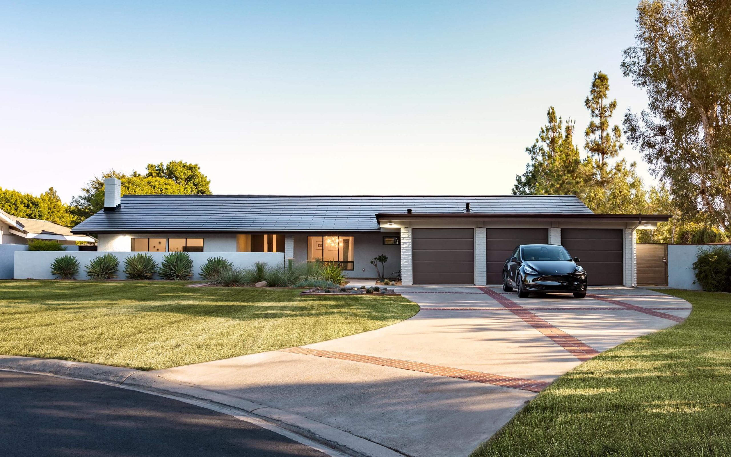 Tesla powered residential home